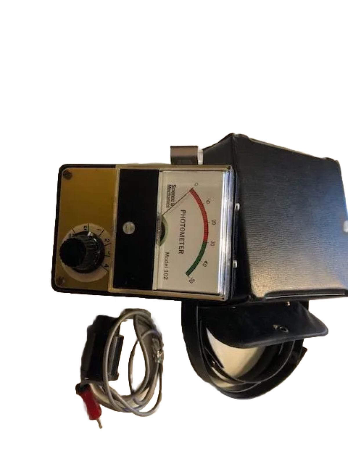 Science & Mechanics Model 102 Light Meter 0-50 Microamperes, w/CdS probe Vi (27)