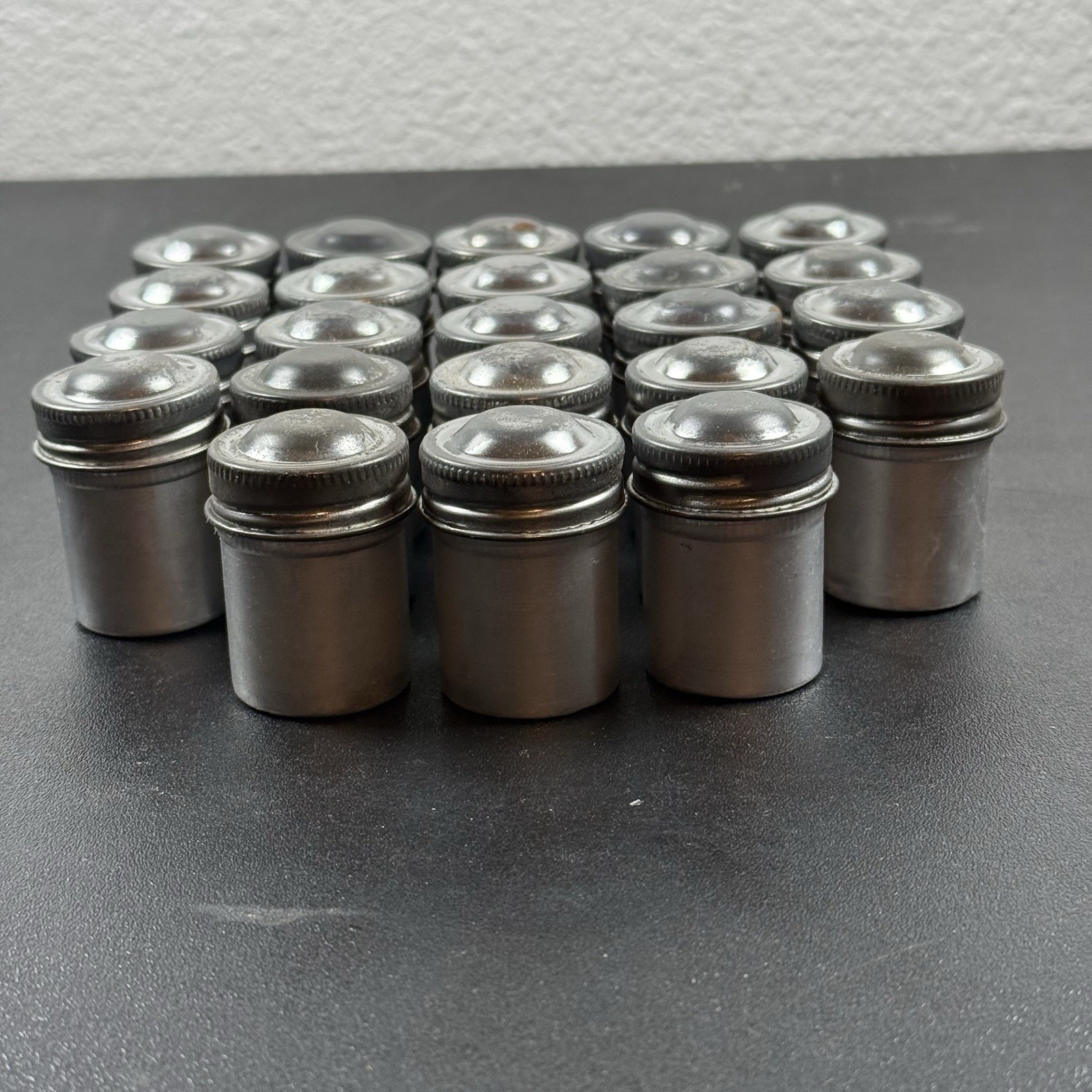 Vintage 35mm Aluminum Film Canisters Lot Of 23