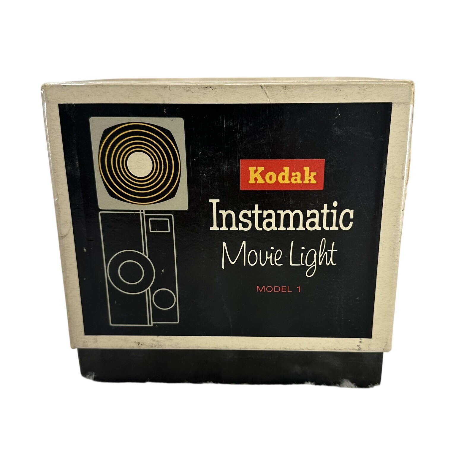 Vintage Kodak Instamatic Movie Light Model 1 in original box, No. D375. Works.