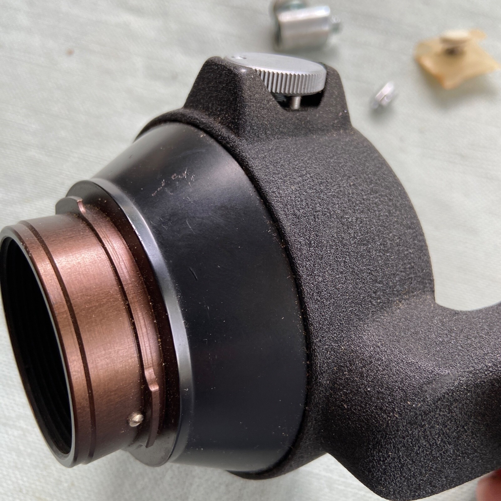 Vintage Camera Parts Zeiss Ikon Germany Adapter Lint Blower Ever KO 35mm Metal