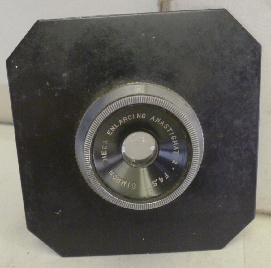 Simmon Omega 1:4.5 Enlarging Anastigmat 2′ Lens – Vintage – Works