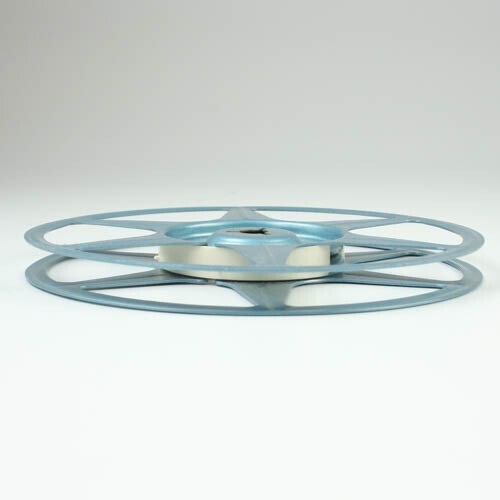 Comco Corp Blue Metal 8mm Film Reel – 5″ in 200 Feet – Vintage