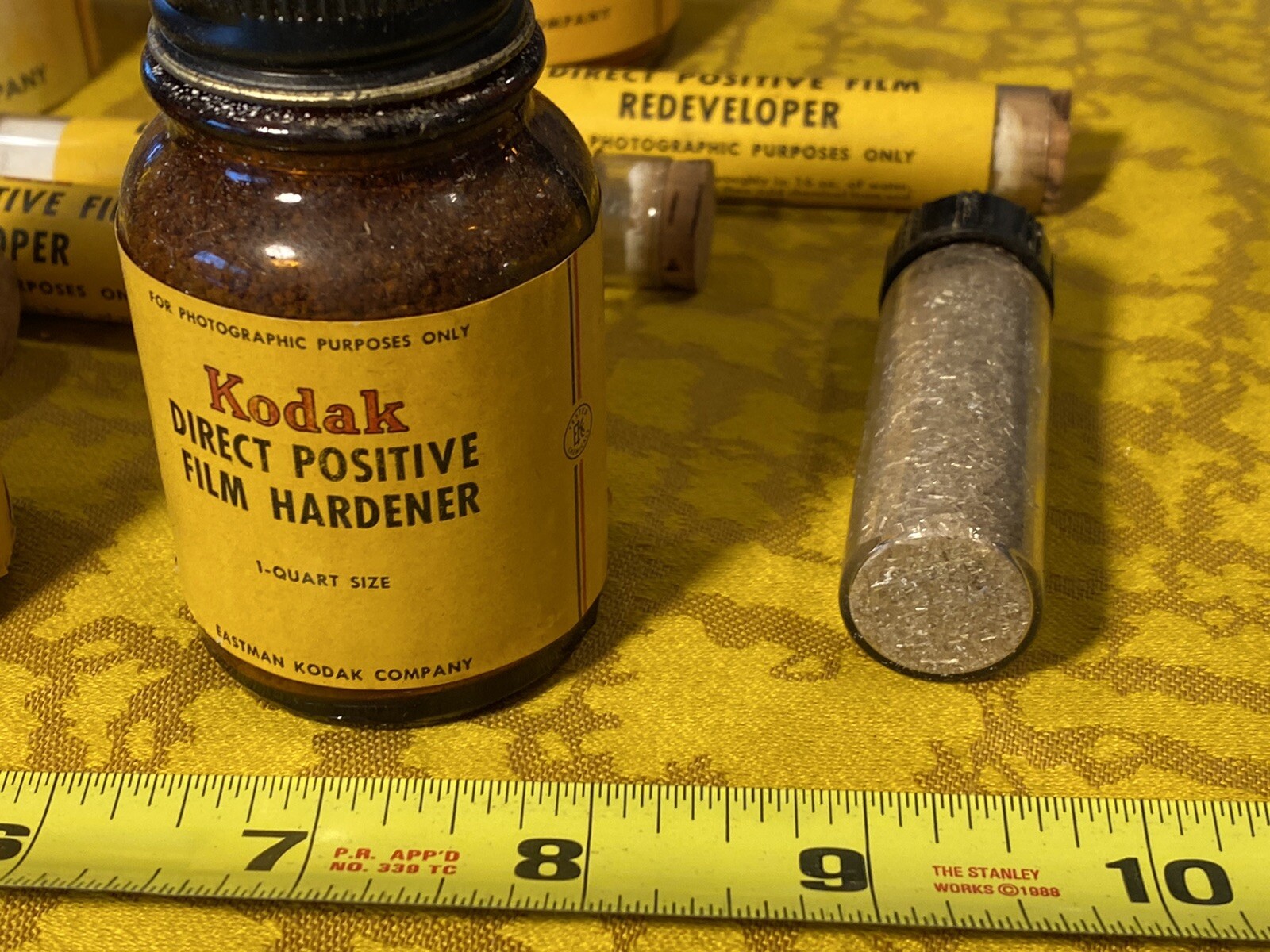 Antique Eastman Kodak Boxed Chemicals for Film Developing Great Display Pieces