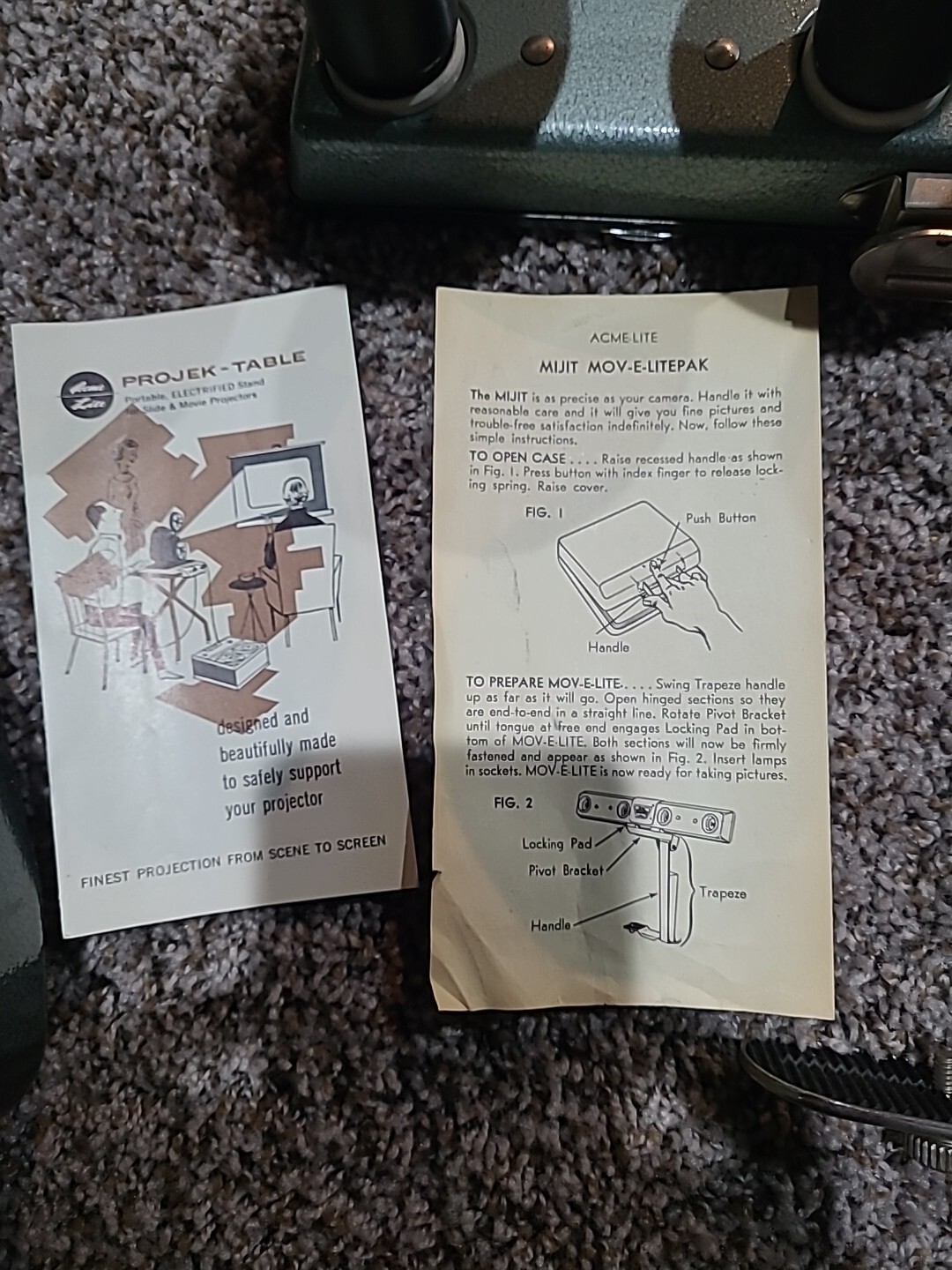 Working Vintage MOV-E-LITE by ACME-LITE