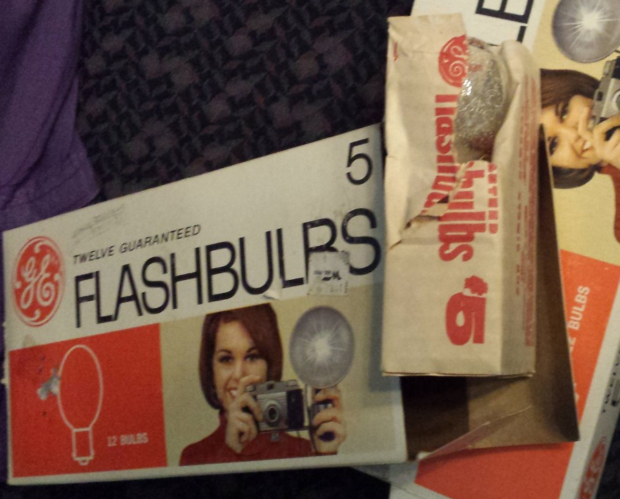 lot of 5: GE General Electric #5 Flashbulbs Box Of 12 – flash bulb