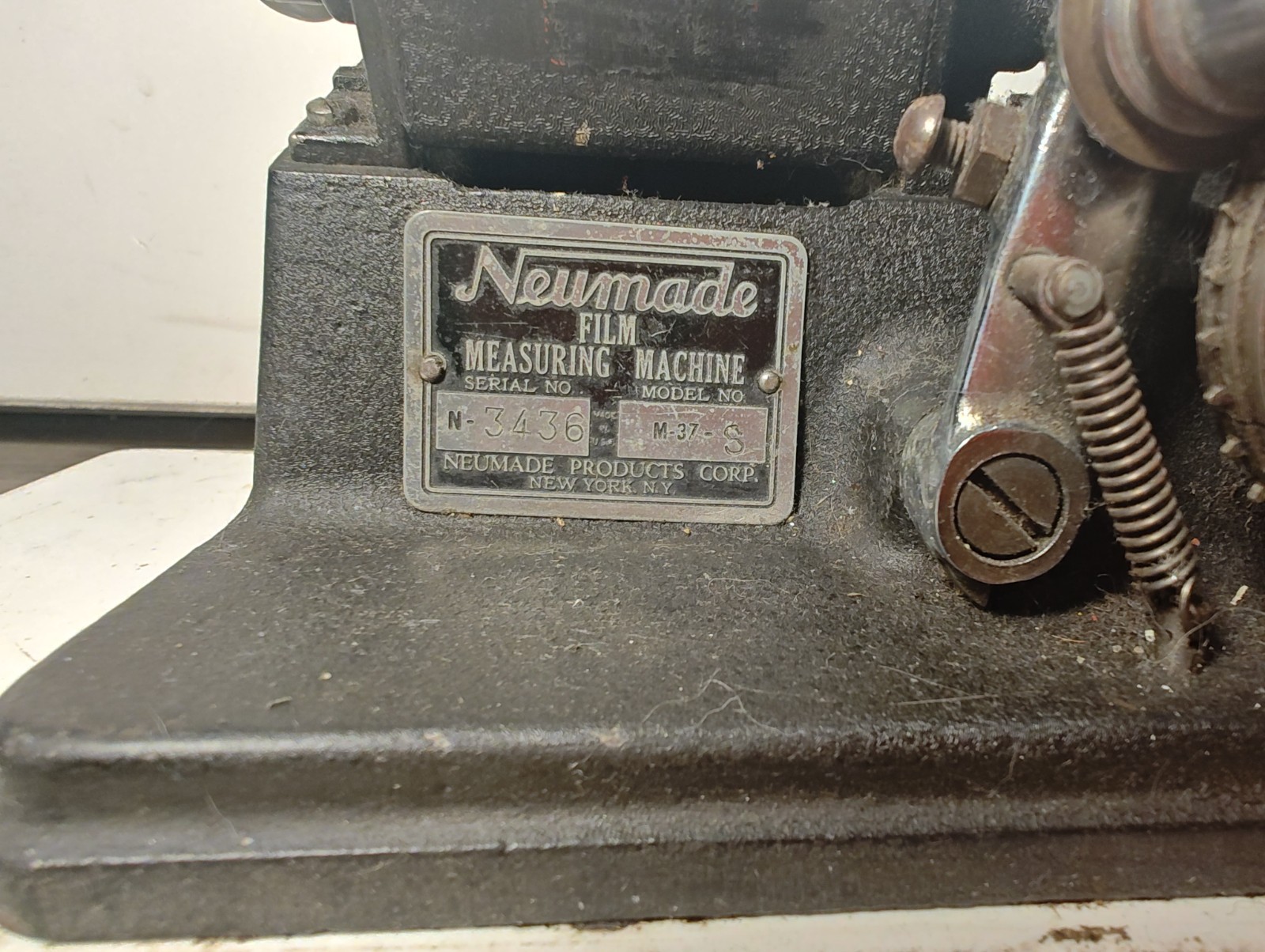 Vintage NeuMade M37-S 35mm Film Measuring Machine – Serial #3436