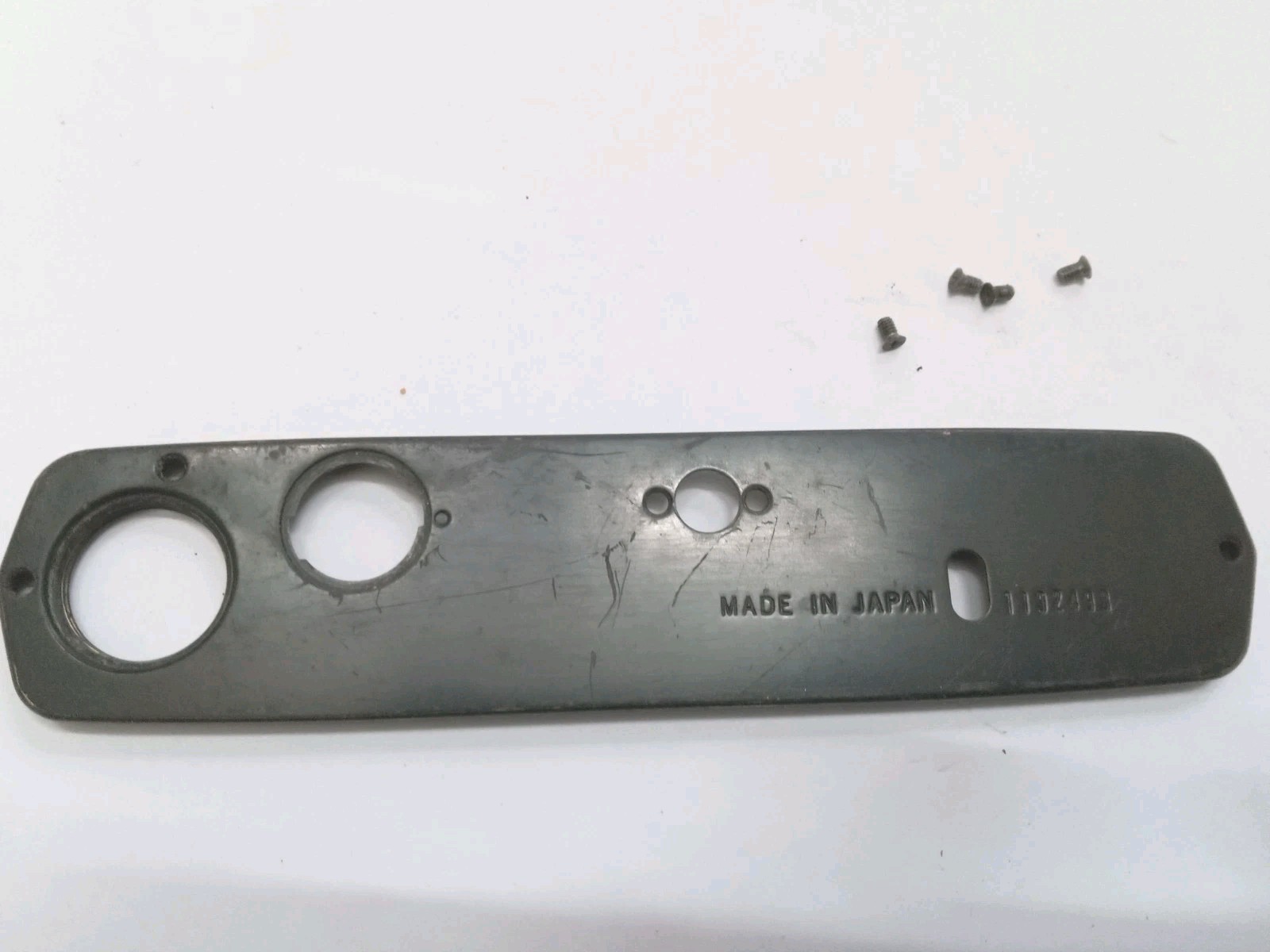 Black Olympus OM 1 Bottom Plate / Cover Used Spare Part
