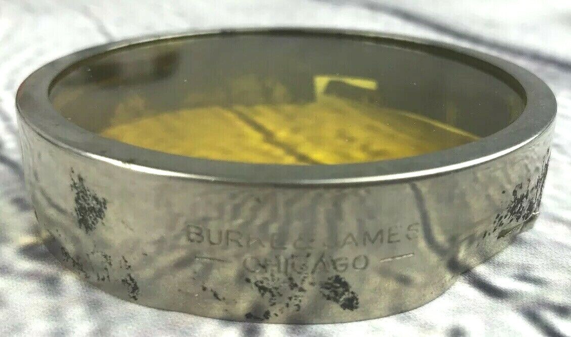 Vtg Burke & James Ingento Yellow Color Camera Lens Filter Series A USA 2.25”