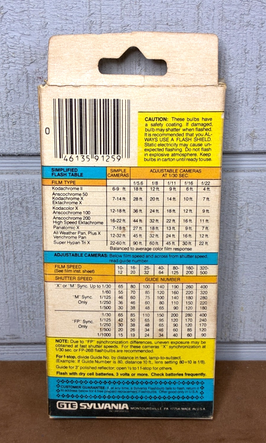 Vintage SYLVANIA M3B Blue Dot Flashbulbs ~ New Old Stock ~ 12 Bulbs