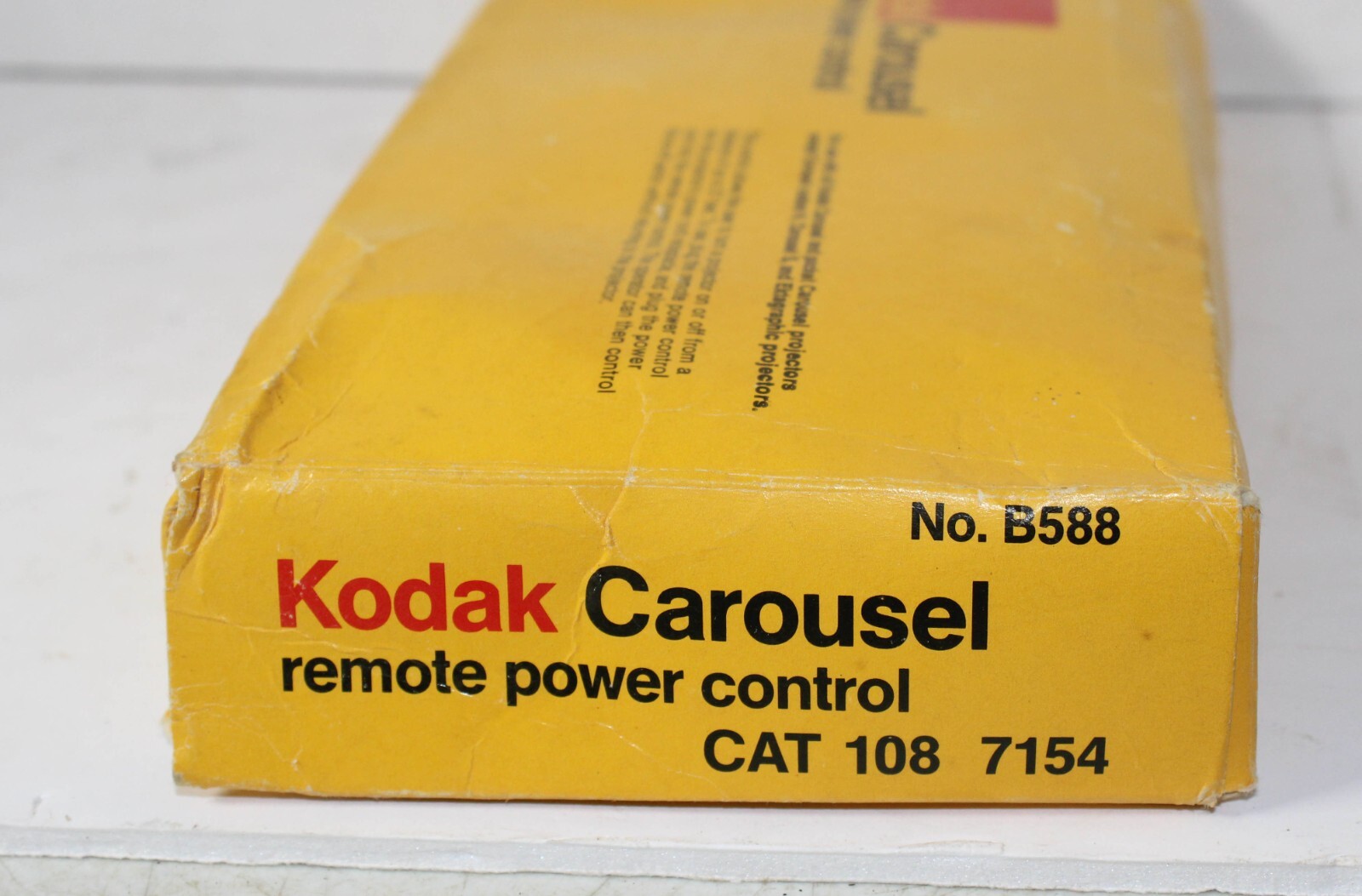 KODAK CAROUSEL REMOTE POWER CONTROL No. B588 CAT 108 7154