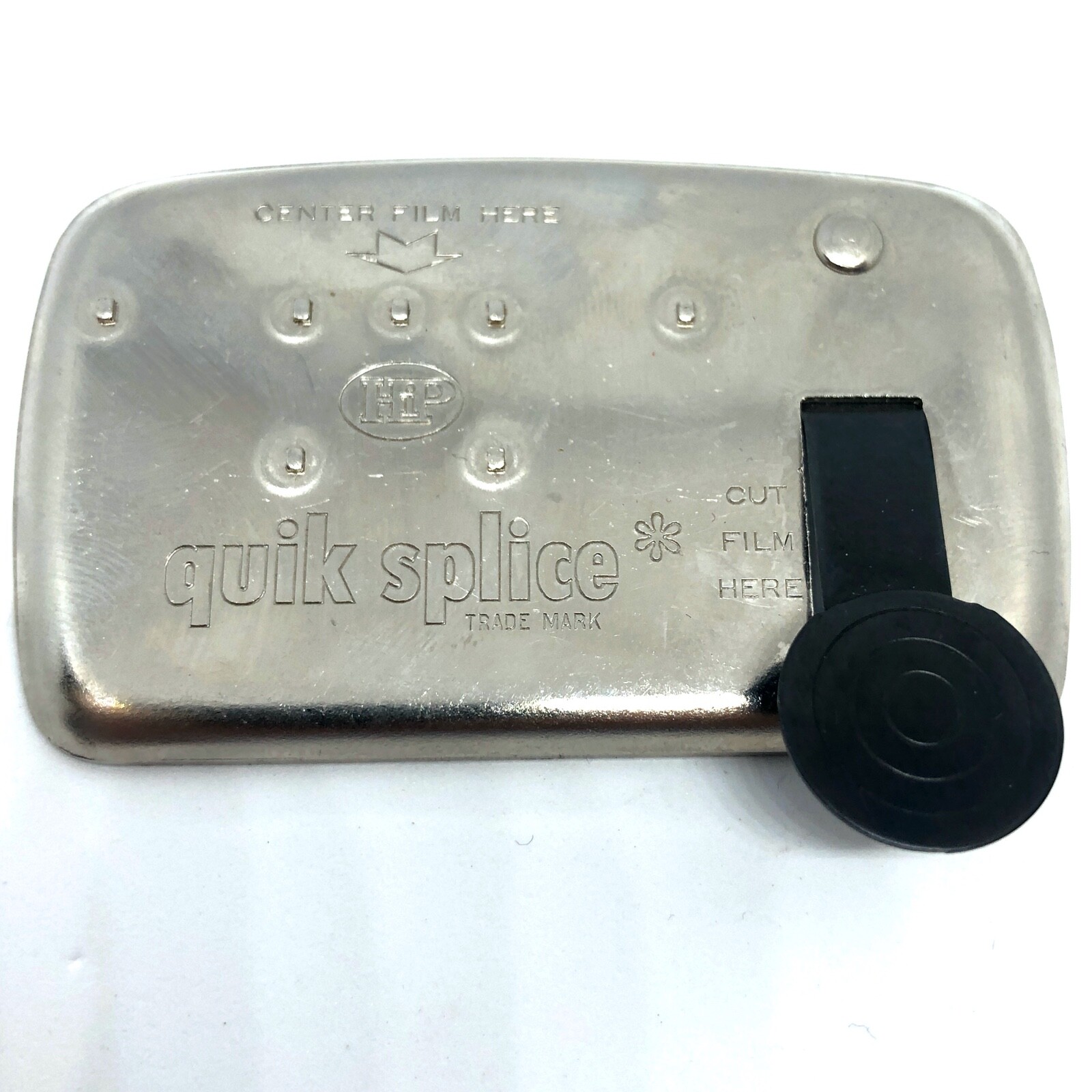 Quik Splice HPI 8mm Film Splicer Hand Size Hudson Photographic Vintage Tool