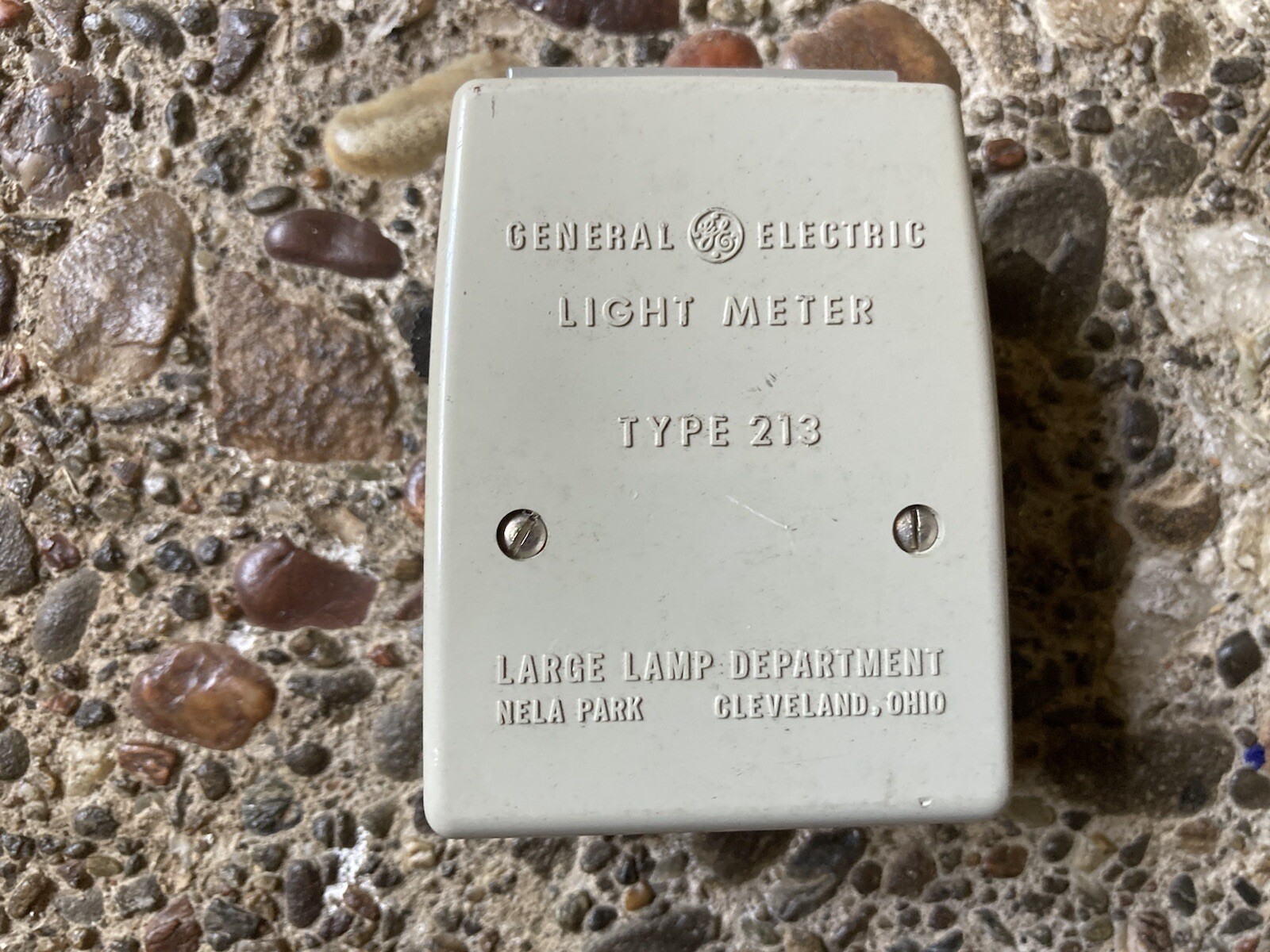 Vintage Type 213 General Electric Light Meter FOOTCANDLES