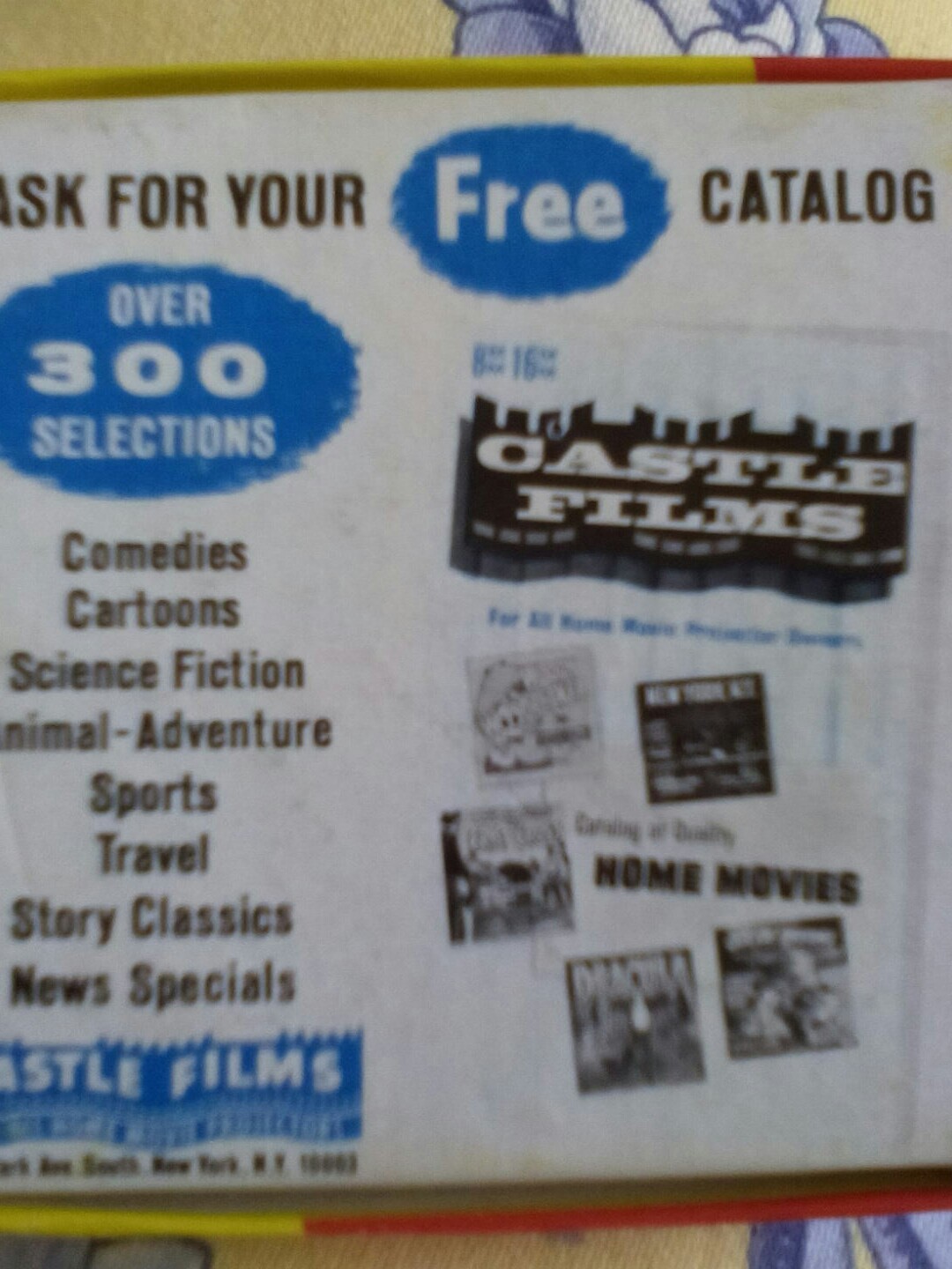 LOT of 7 vintage film equip & accessories Vintage ABBOTT and COSTELLO 8mm film
