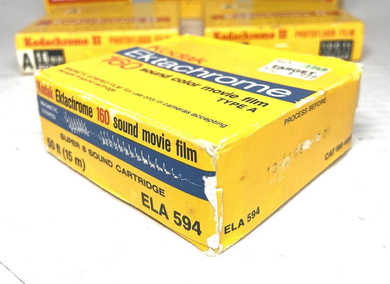 VINTAGE 5 LOT EXPIRED SEALED KODACHROME II MOVIE FILM 50ft 1972, 100ft 1965-66
