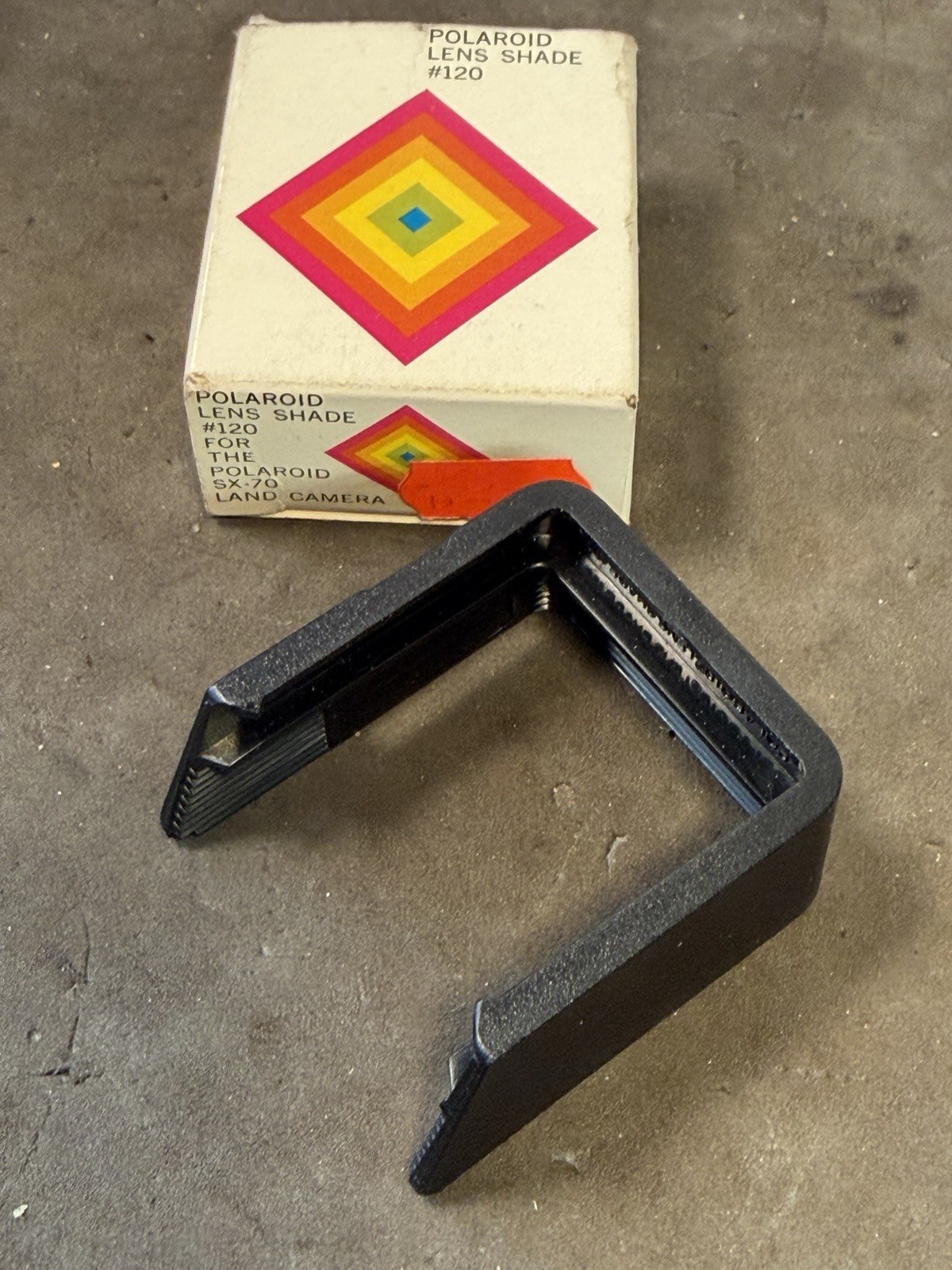 Polaroid Lens Shade #120 for SX-70 Series Land Camaeras with Box