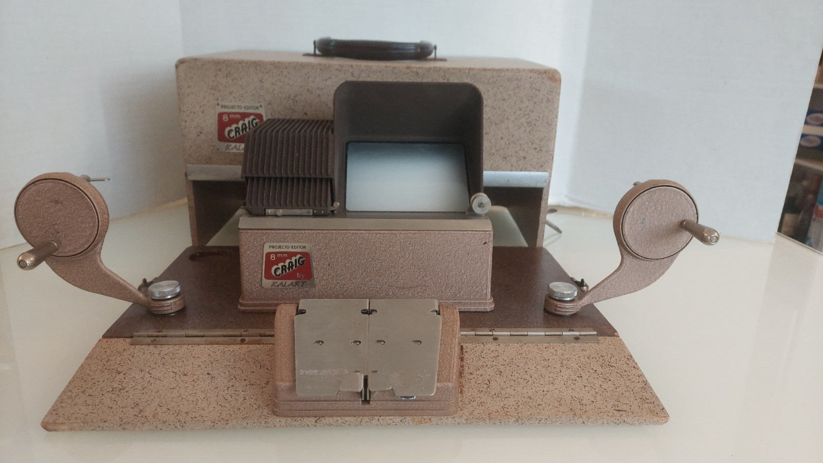 Vtg CRAIG Kalart 8mm Film Projector Projecto-Editor Viewer Splicer w Case READ