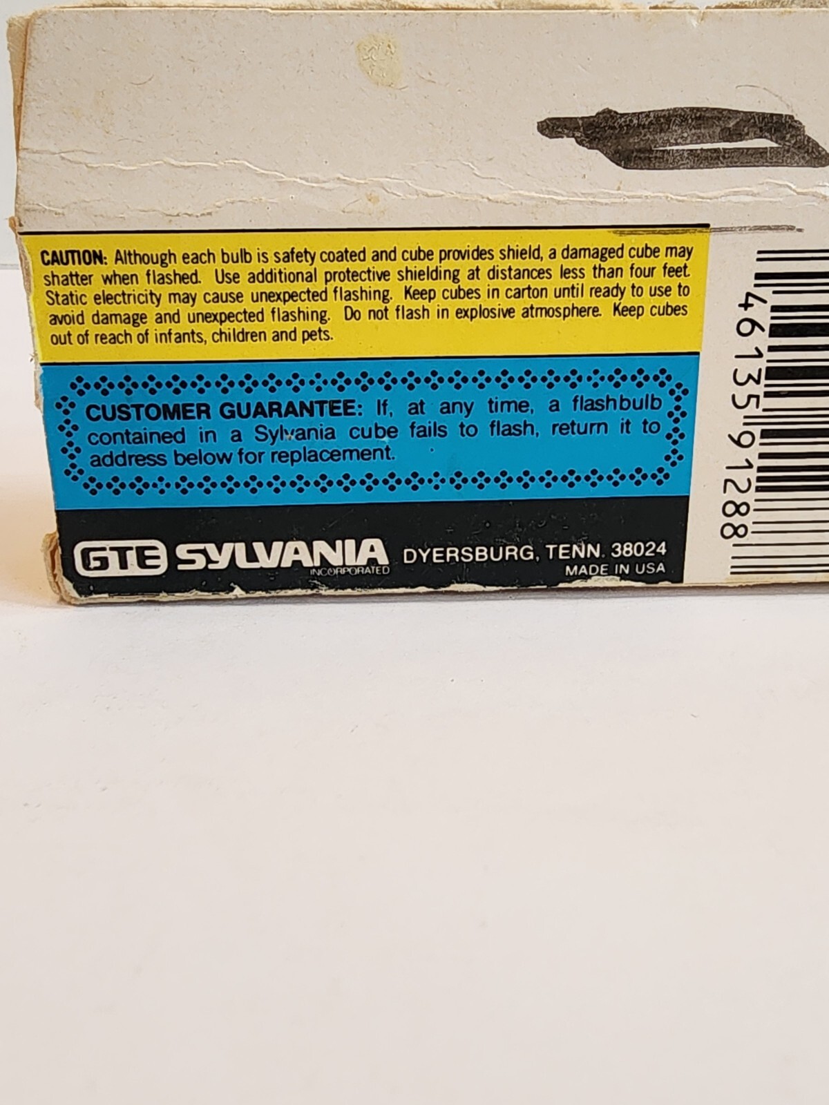 Vintage- Sylvania Blue Dot Flash Cubes- 3 Pack – 12 Flashes, Three Flashcubes