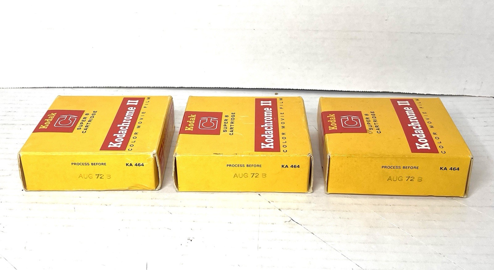 VINTAGE 5 LOT EXPIRED SEALED KODACHROME II MOVIE FILM 50ft 1972, 100ft 1965-66