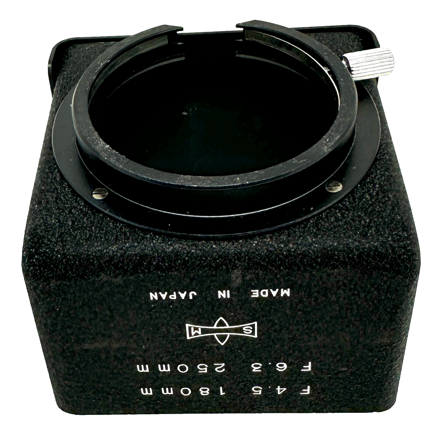 Near Mint Early Mamiya TLR 180mm f4.5 & 250mm f6.3 Lens Hood for C- Series Lens
