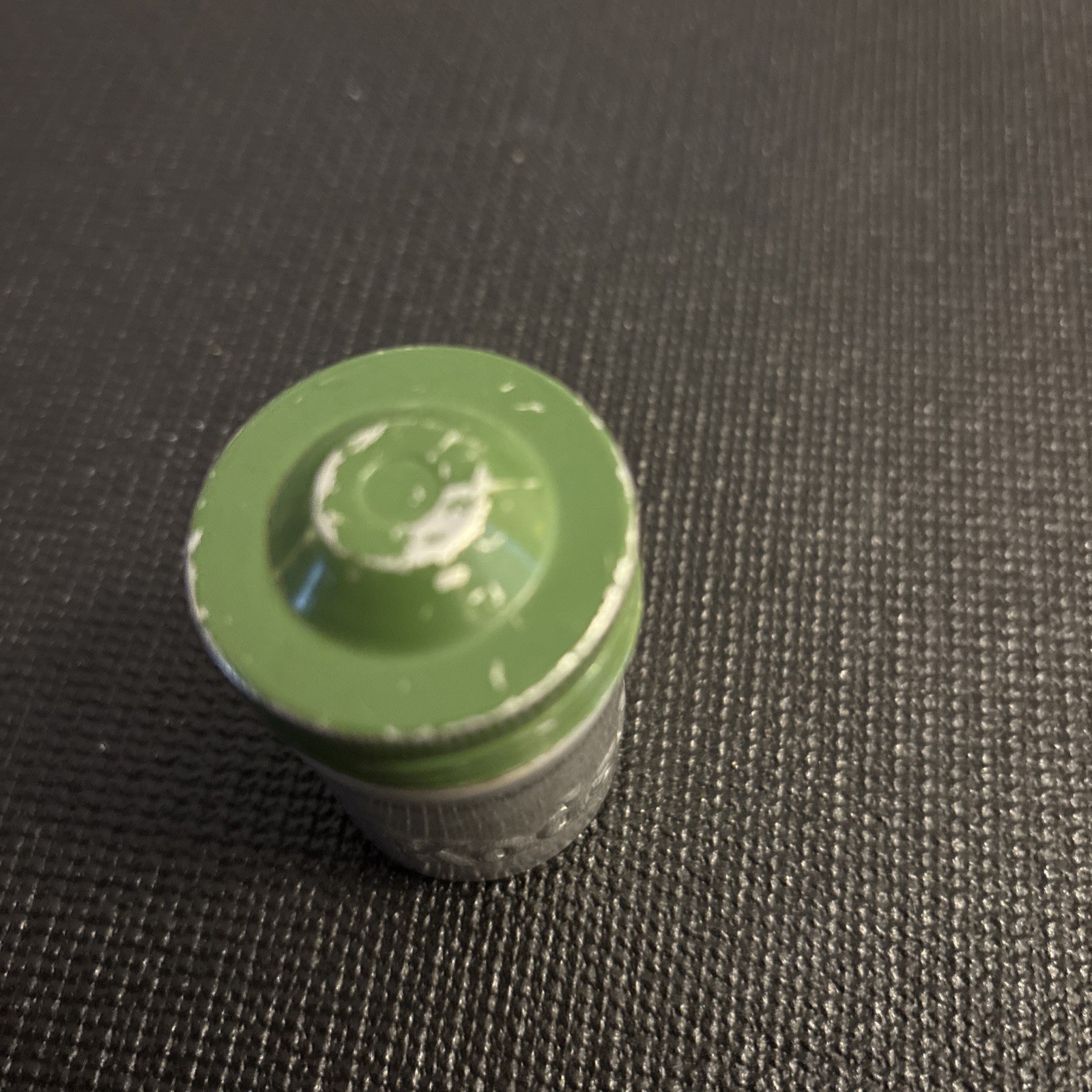 Vintage Kodak Film Canister Aluminum With Green Cap
