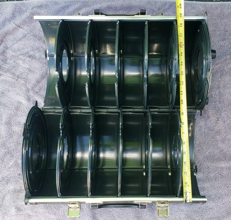 Vintage Movie Reel Storage Carry Case (Pre-Owned) 18″L by 11″W
