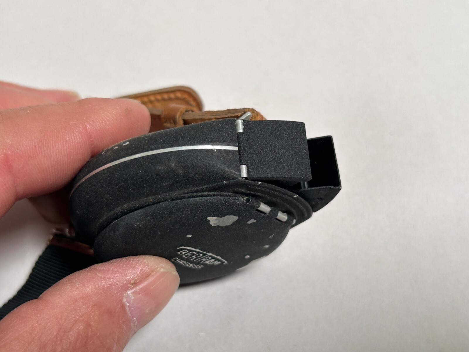 Vintage BERTRAM Chronos LIGHT METER GERMANY With Wrist Band (A7)