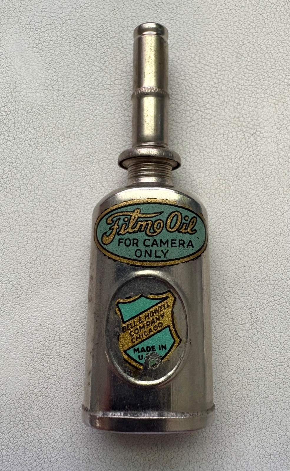 Vintage Bell & Howell FILMO Oil Bottle Can for 16mm Movie Camera