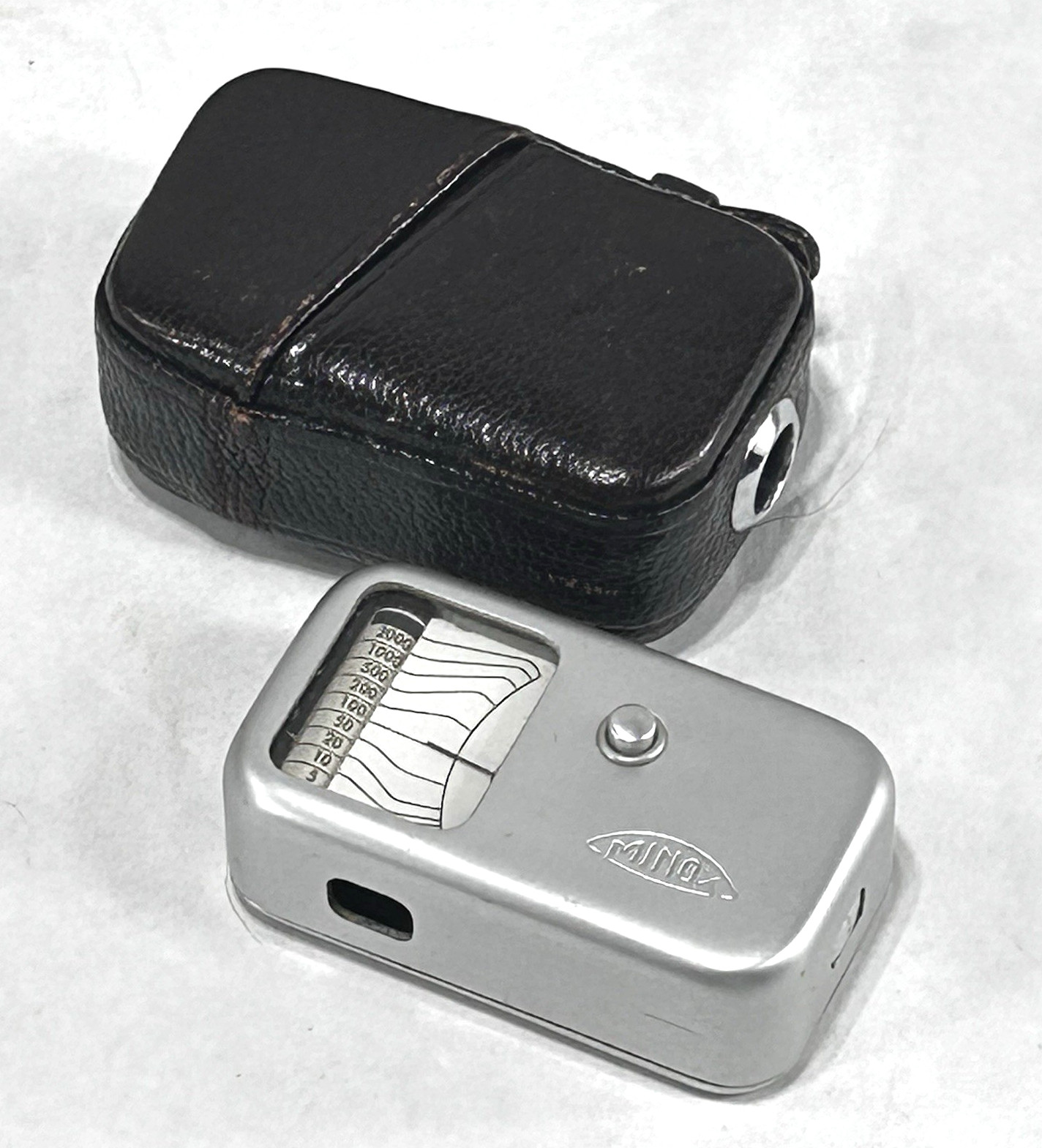 Vintage MINOX (Germany) Exposure Light Meter w/ Original Case, Working, EXC!