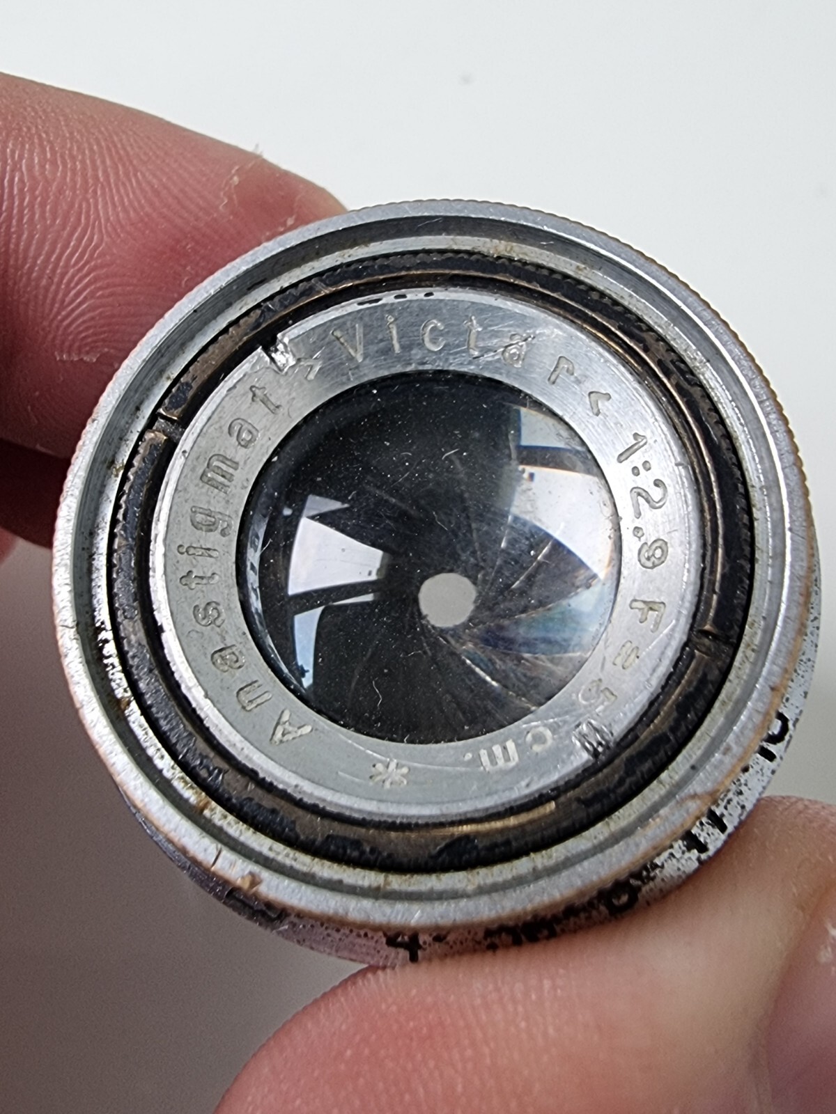 Vintage lens Anastigmat Victar 1-2,9 F=5cm