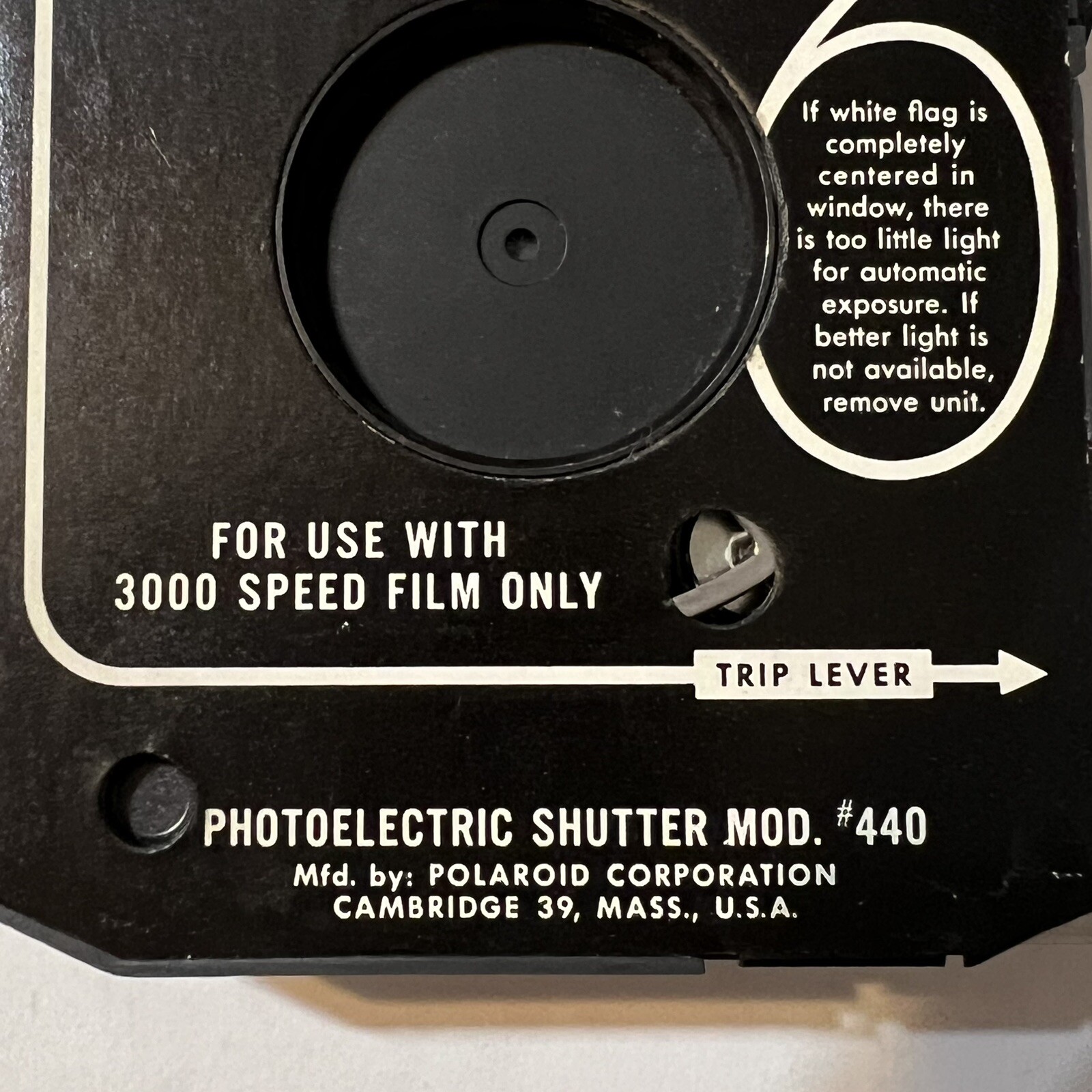 VINTAGE Camera Accessory Polaroid PhotoElectric Shutter Untested Case