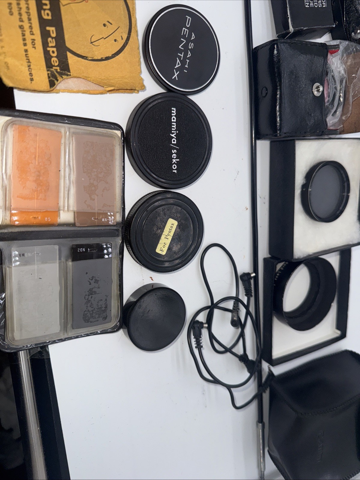 vintage camera accessories lot