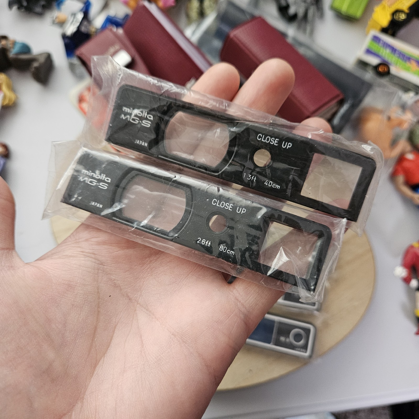 Vintage Minolta Close Up Lens, National Flash Bulbs & Kodak Toner