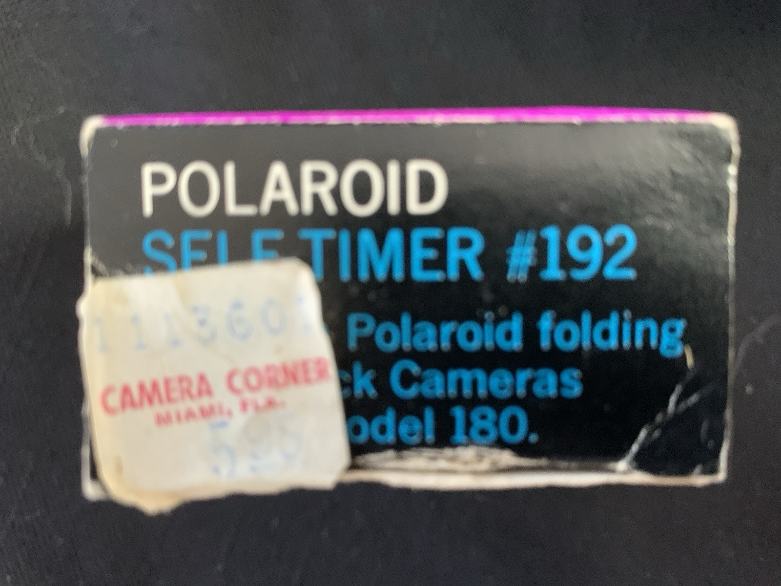 Polaroid #192 Self Timer NEW for Color Pack Camera & Polaroid Flashgun #268