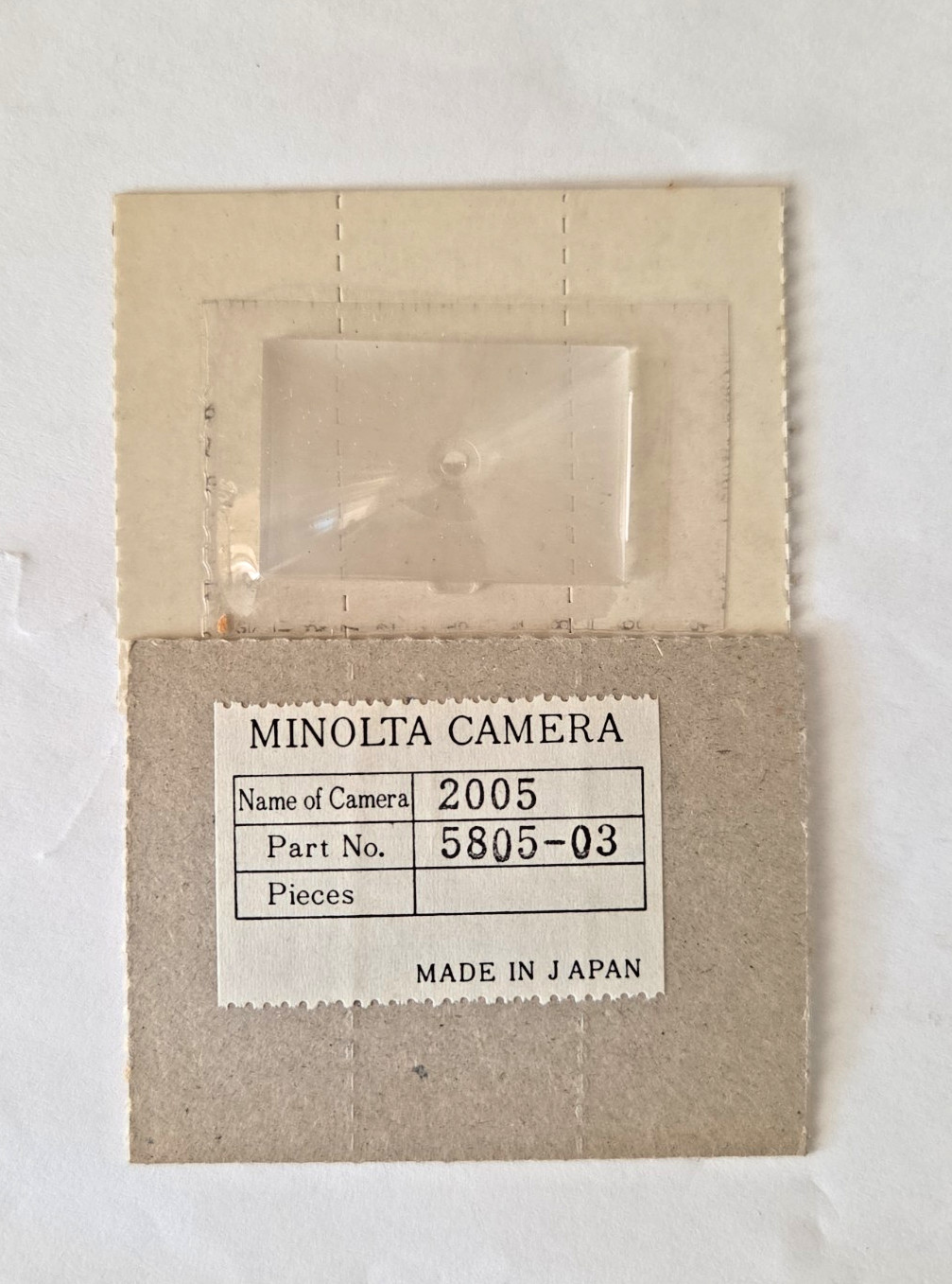 New Old Stock! – Minolta Split Focus Screen Part # 5805-03 Original Minolta Part