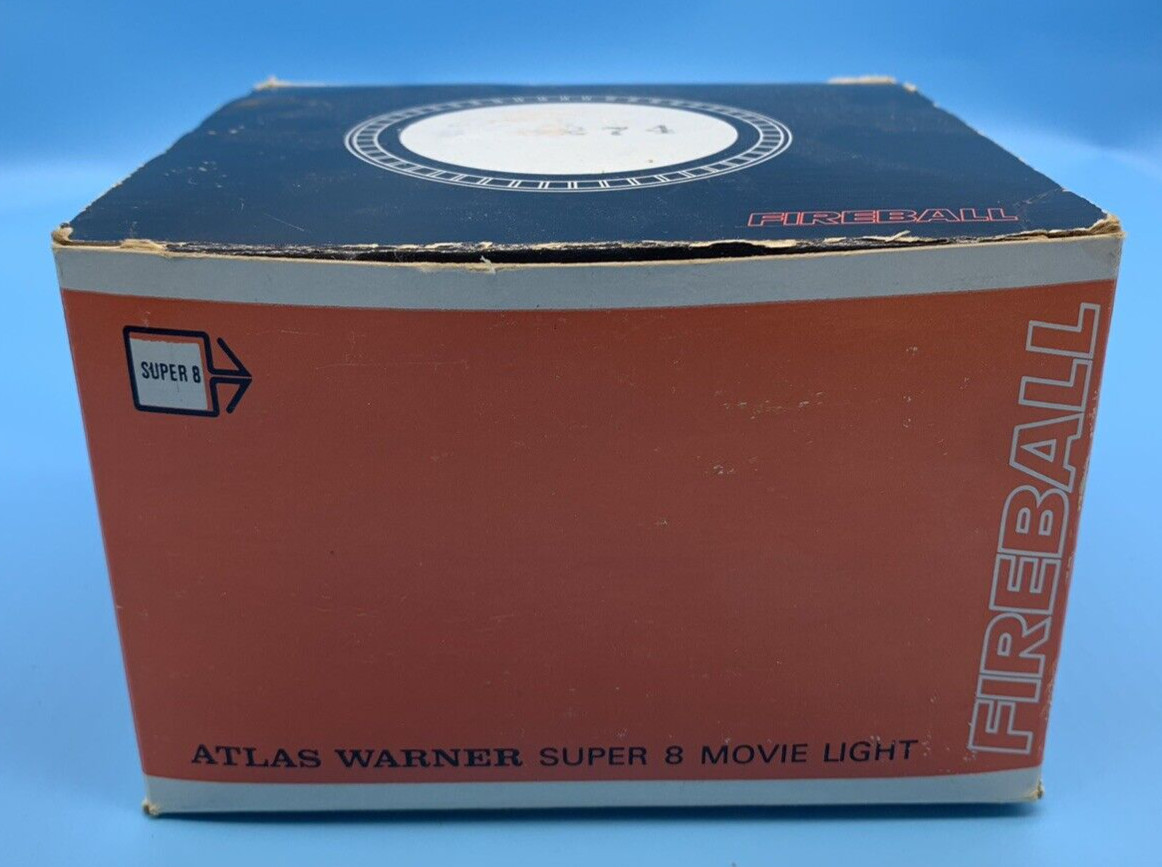 Atlas Warner Fireball Super 8 650 Watt Quartz Lamp Movie Light – Tested