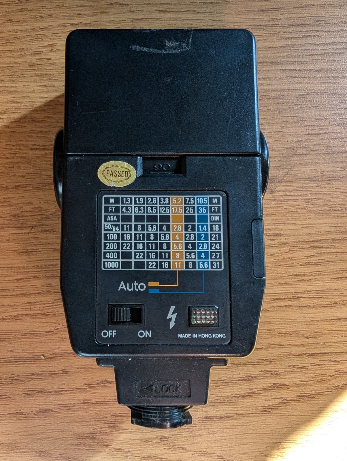 Quantaray QB-350A Universal Shoe Mount Flash For Parts