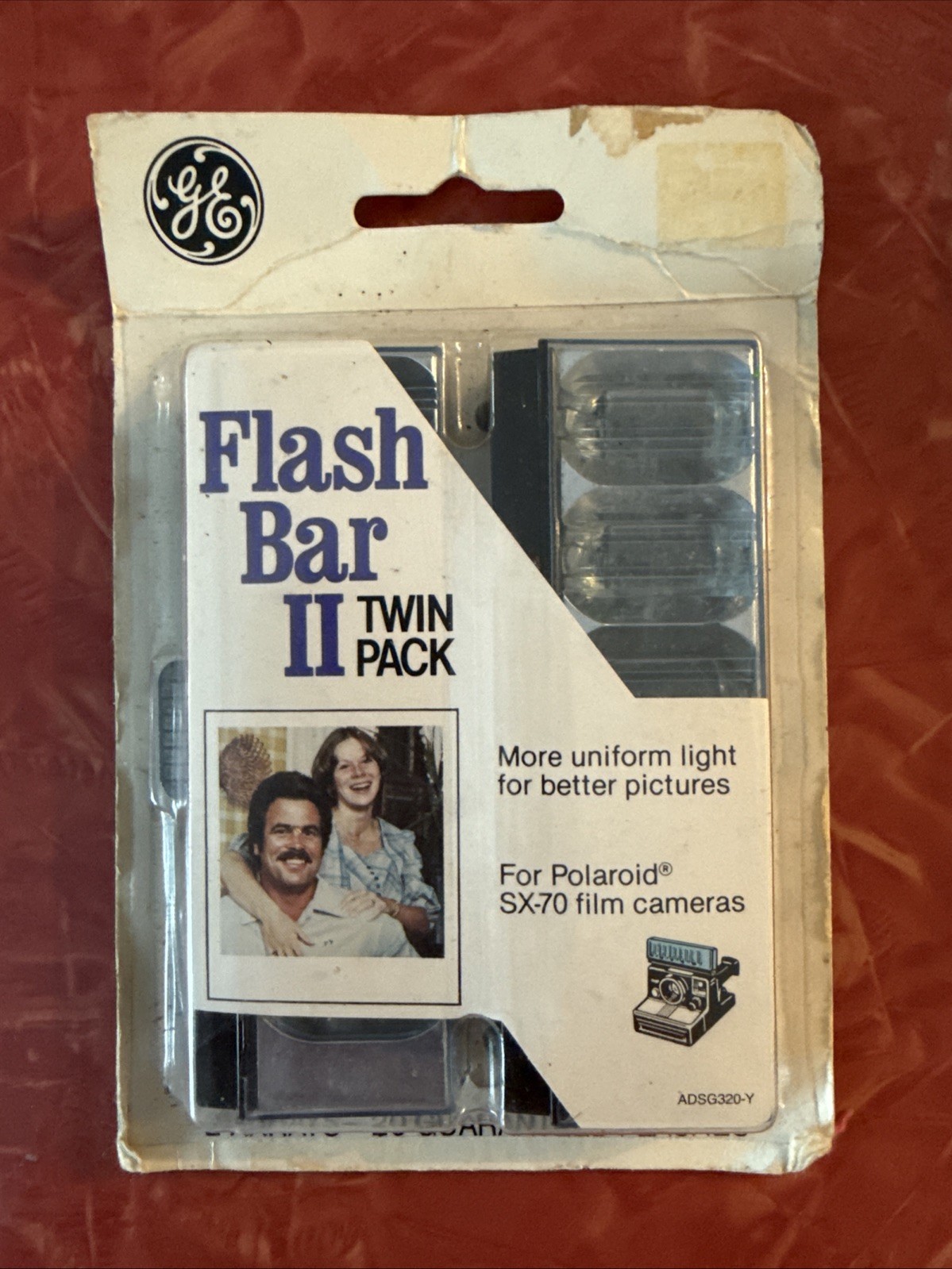 GE Flash Bar 2 Arrays For Polaroid SX70 Twin Pack 20 Flashes New