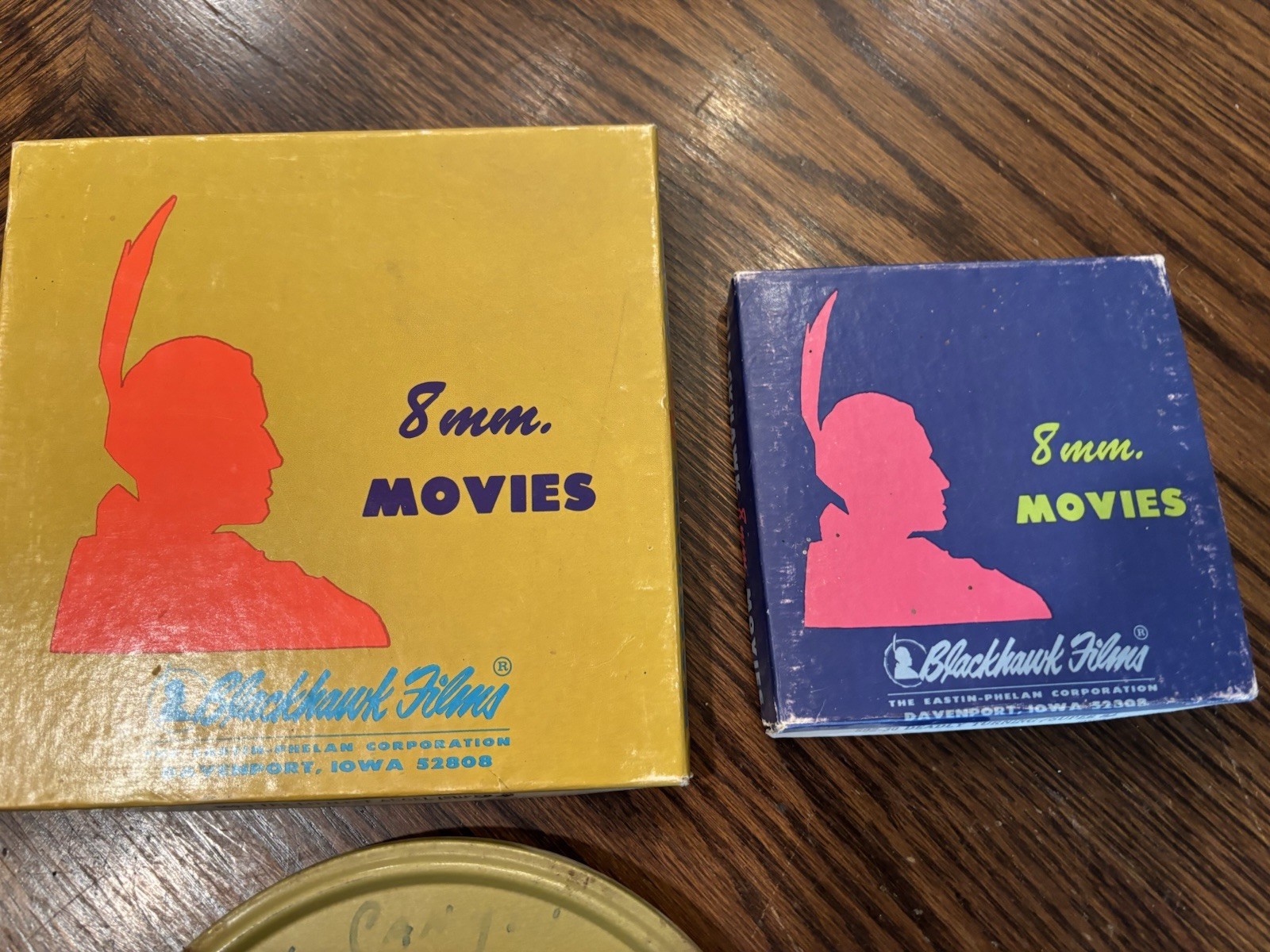 Lot Of 7) Vintage Dual 8MM Reel to Reel w/ Metal Case Topps Kmart Focal 5″
