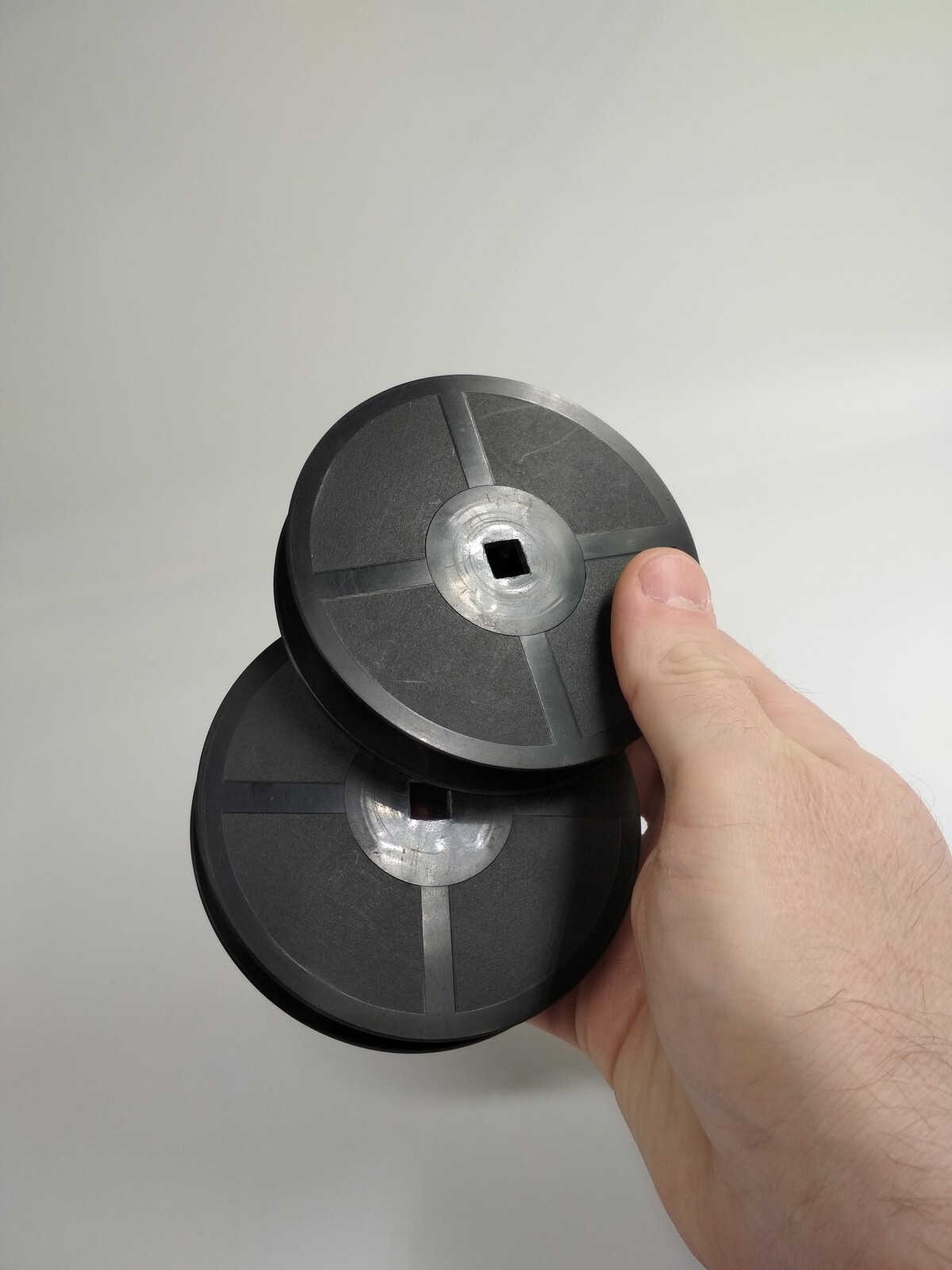 Reloadable reels for 16mm movie film, for Soviet cinema camera Kiev 16U, *632