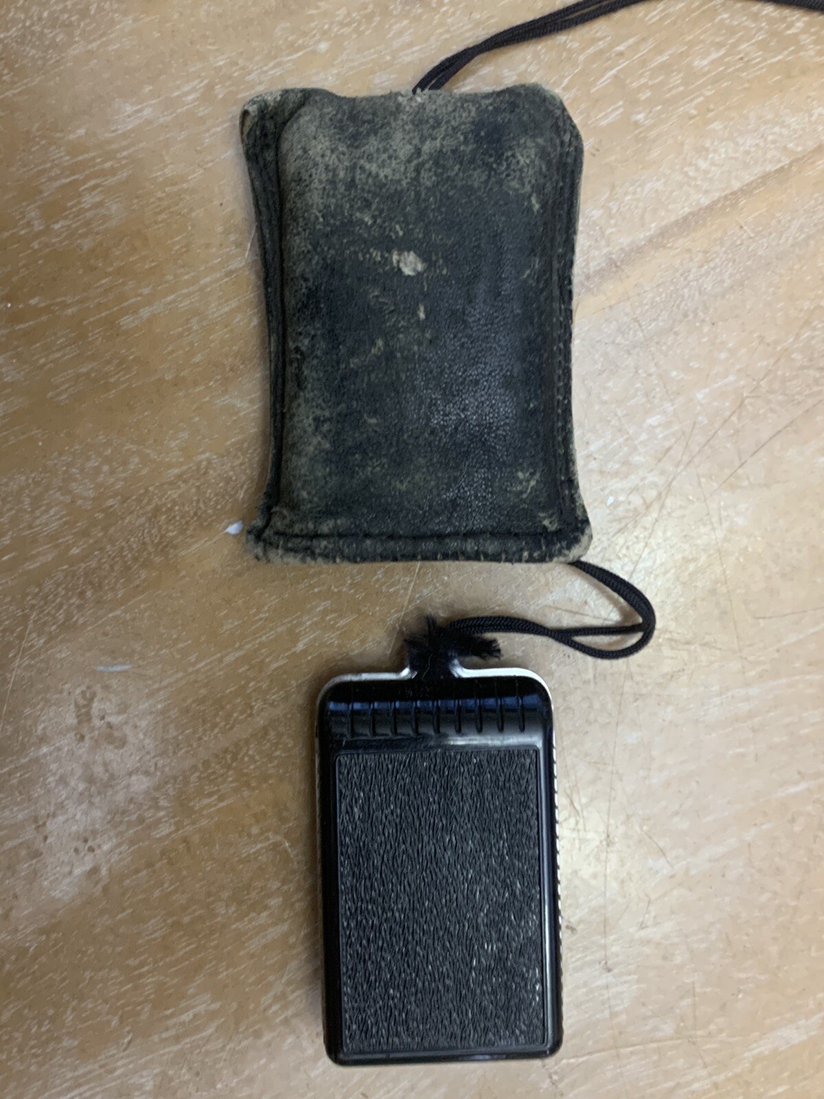 Vintage Expophot Camera Light Exposure Meter in Leather Bag