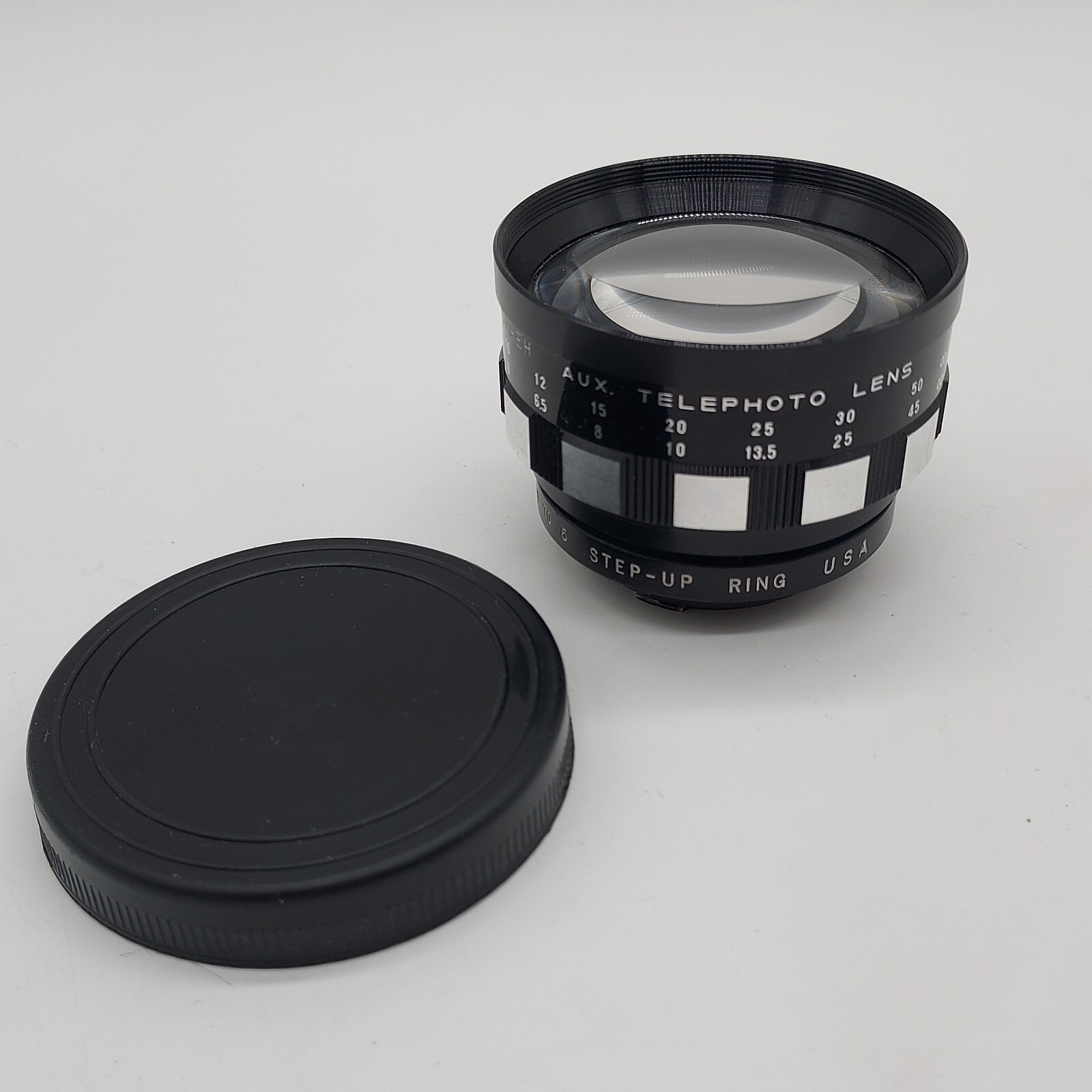 Vintage Ashreh Camera Setting Telephoto Lens W Tiffen Adapter Ring Series 5