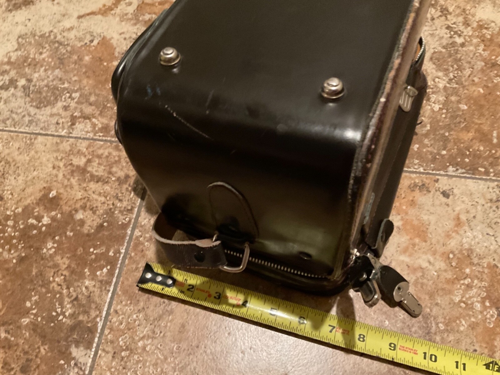 VINTAGE CAMERA BAG JAPANESE BROWN LEATHER