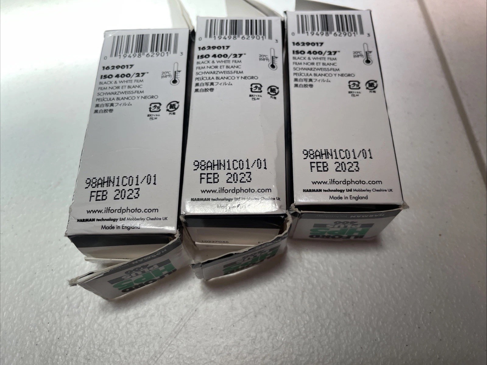 3 Rolls Ilford HP5 400 120 Film READ
