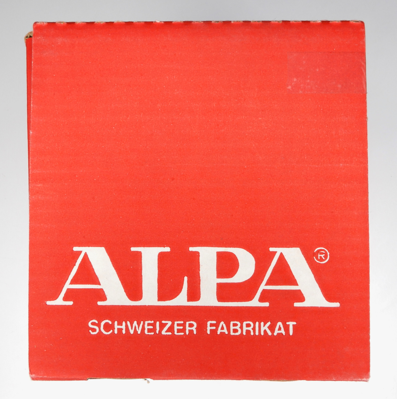 Alpa Red Outer Box for Late Alpa Camera model