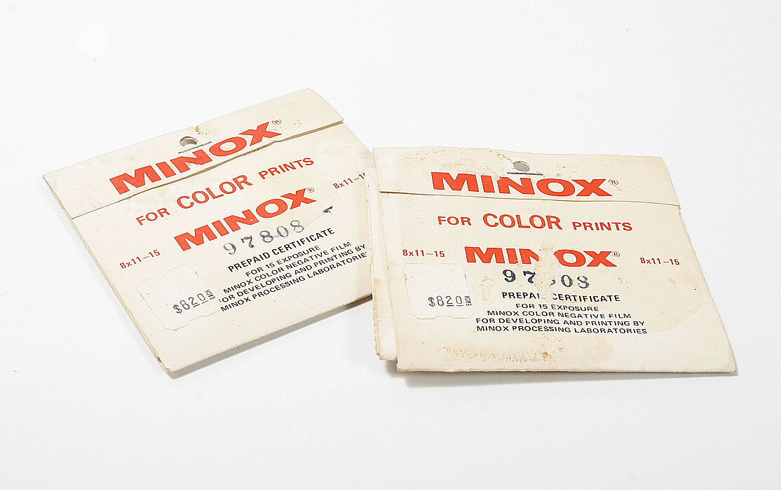 MINOX PREPAID MAILERS (UNUSEABLE, FOR DISPLAY ONLY)/68337