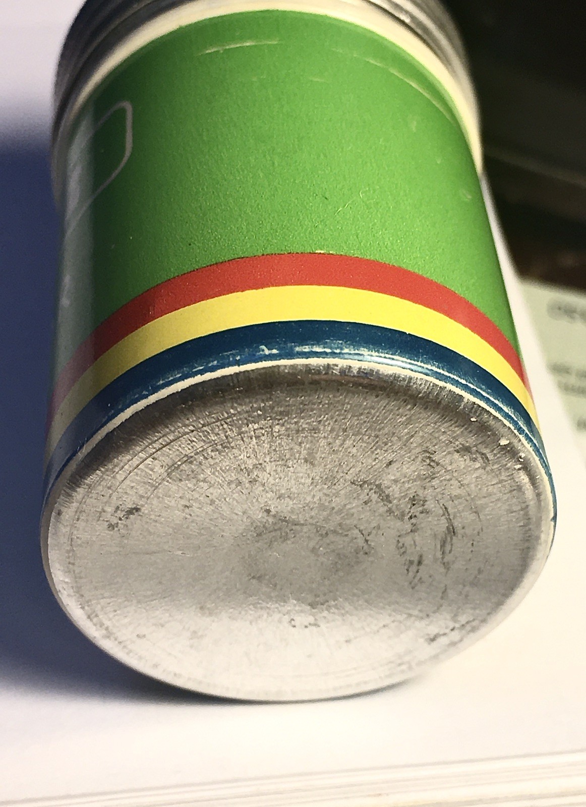 RARE Lithographed Enamel 35mm Film Canister 1952-53 Great Condition See Pictures