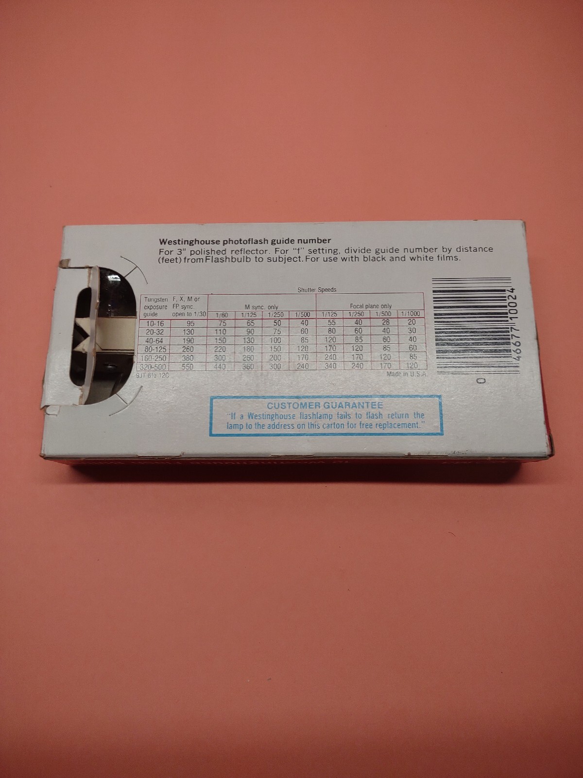 Westinghouse M3 Flash Bulbs 12 Pack new old stock