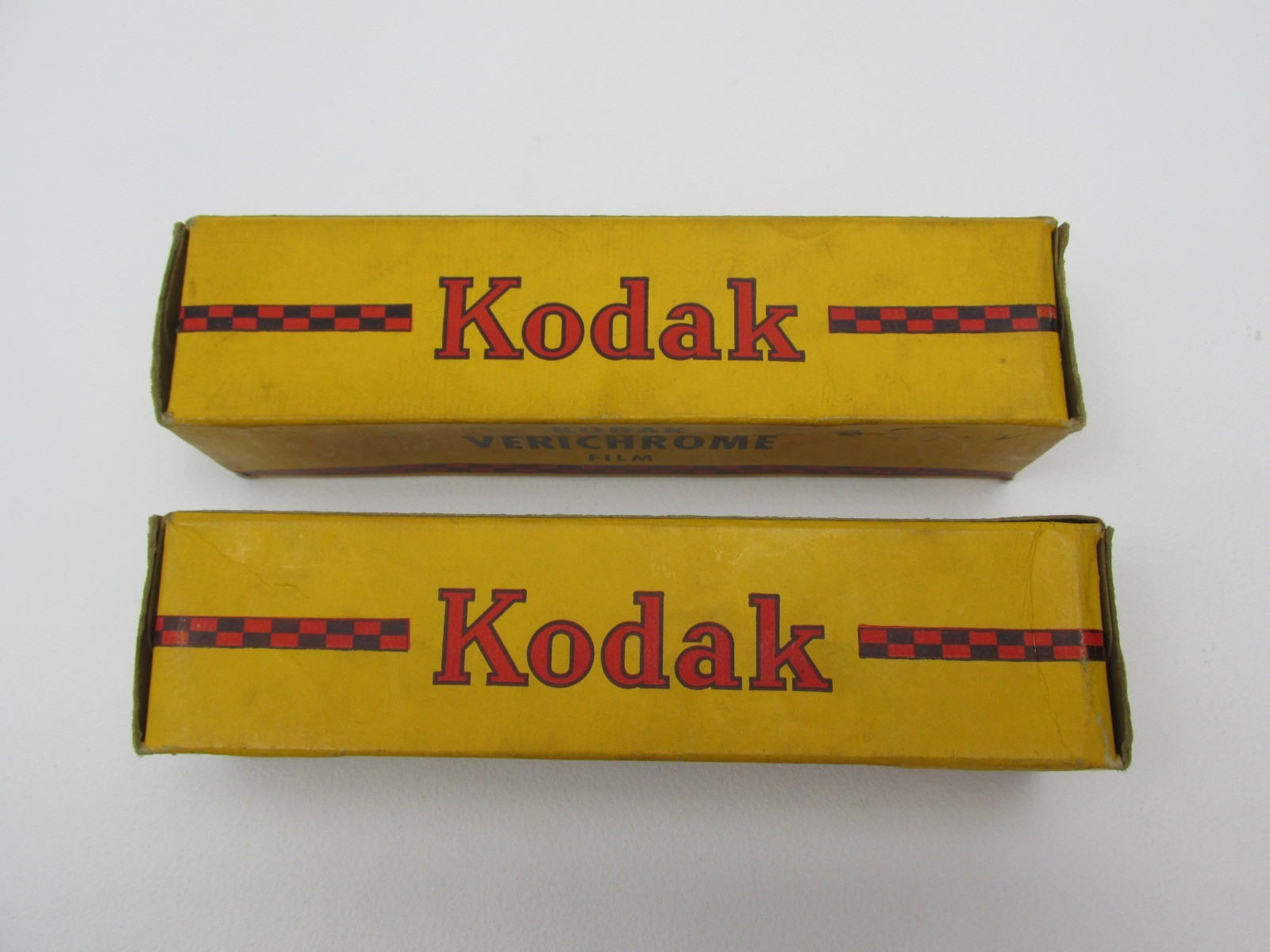 Vintage 1944 Kodak Verichrome Film V-104 Lot of 2 Sealed 5×4″