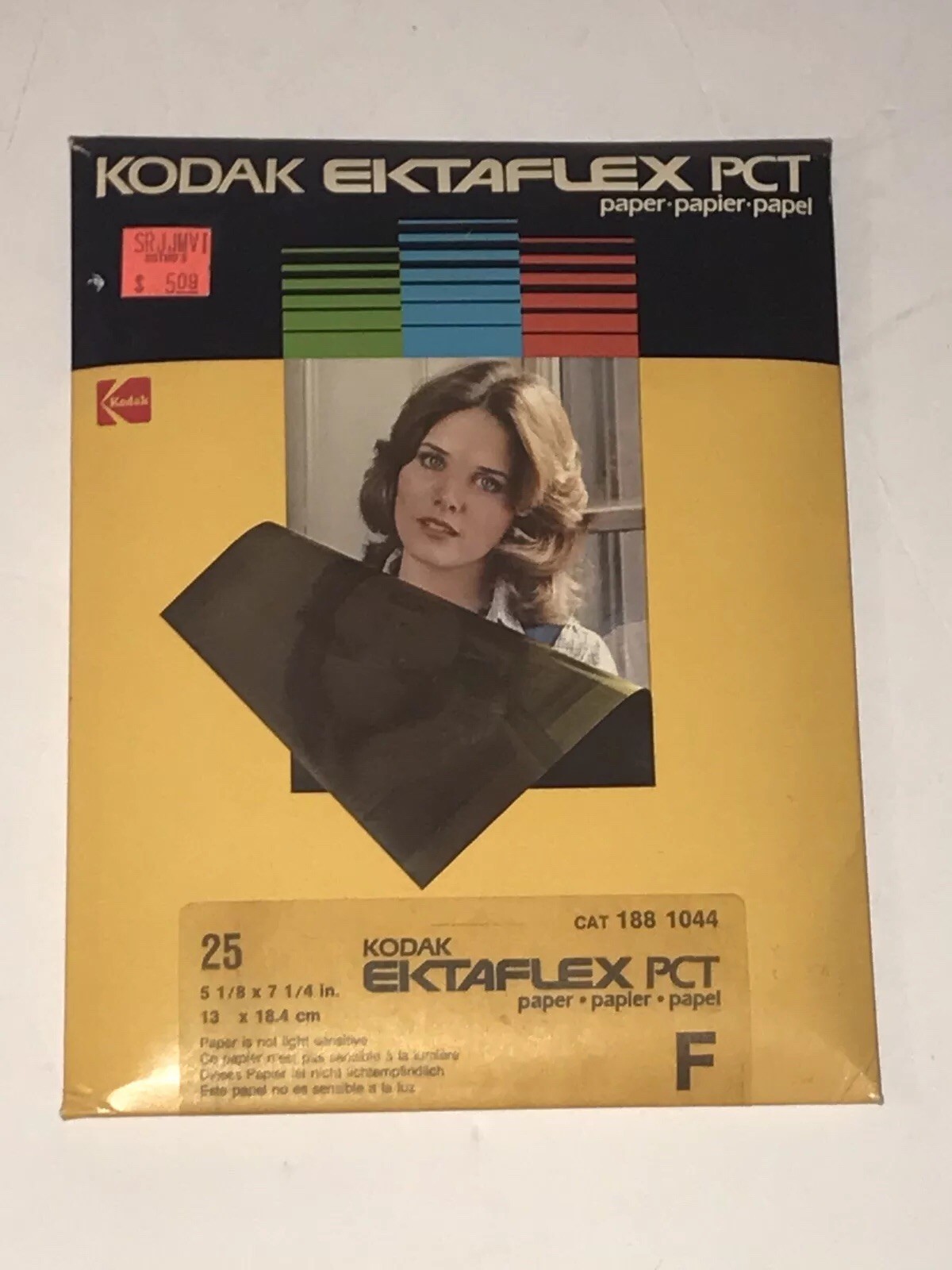 Kodak Ektaflex PCT Paper 5 1/8″ x 7 1/4″ – 25 Sheets – One Package Still Sealed