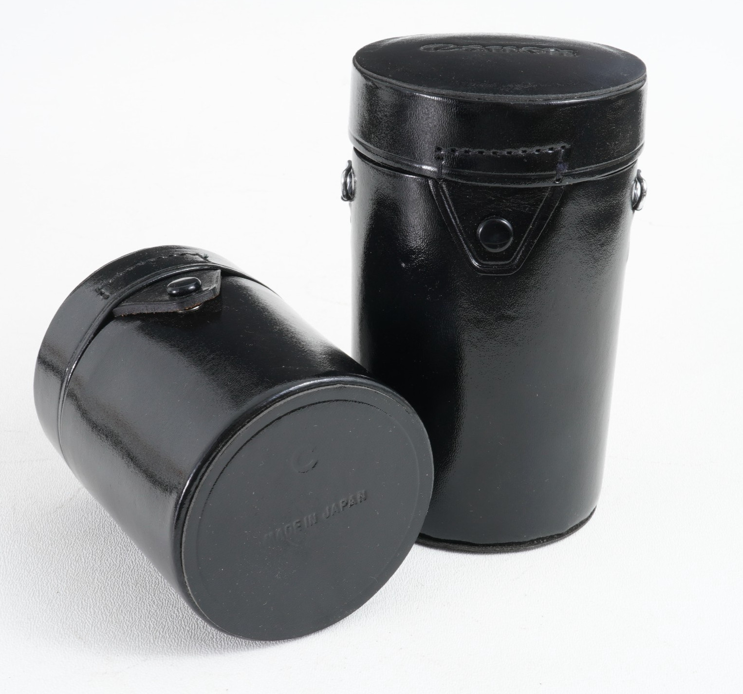-[EX+++] Vintage Canon Hard 35mm Camera Lens Cases E AND C